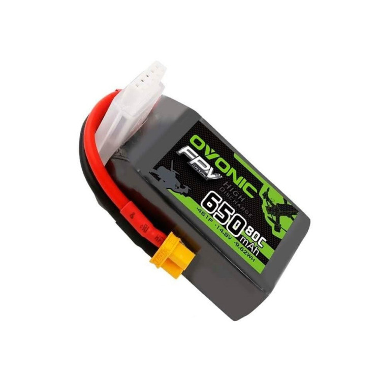 Батарея OVONIC 4S 650mAh 14.8V 100C XT30 - 1
