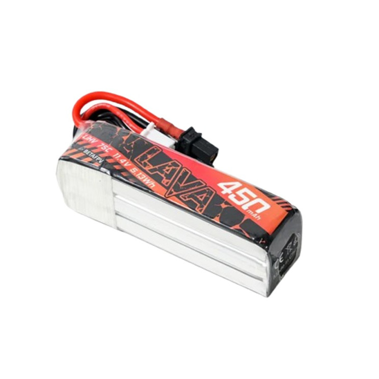 Батарея BETAFPV LAVA 3S 450mAh 11.4V 75C XT30 (2 ед.) - 1