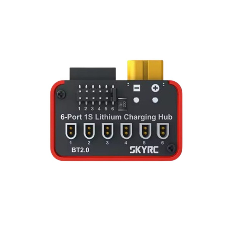 Battery charging hub SkyRC OSH 6-port 1S for LiPo/LiHV BT2.0 - 3