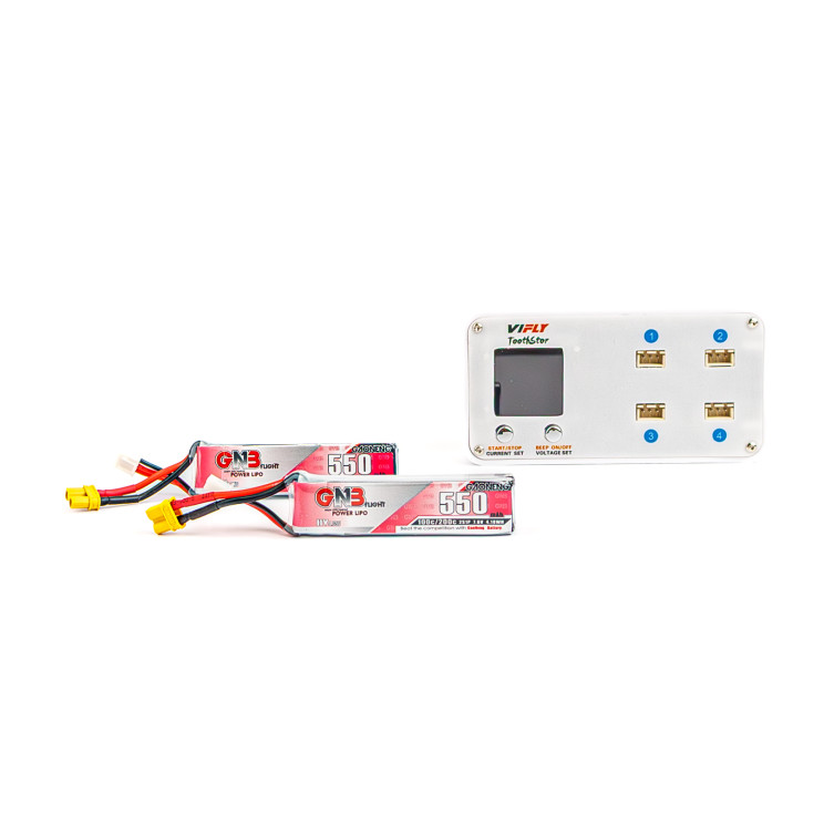 FPVHERO COMBO 9 — Happymodel Mobula 8 + ViFly ToothStor + GNB 2S 550mAh - 5