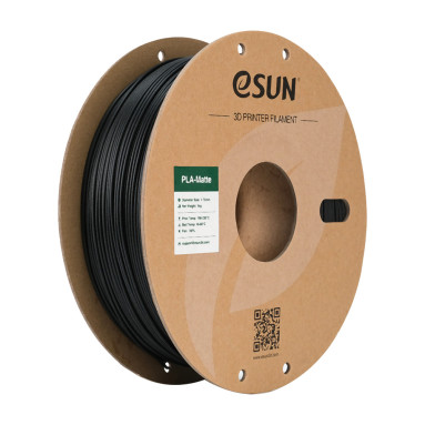 Filament (plastic) for 3D printer eSUN PLA-Matte 1.75mm, 1kg - Black