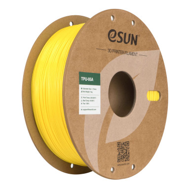 Filament (plastic) for 3D printer eSUN TPU-95A 1.75mm, 1kg - Yellow