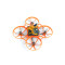 Кастомний FPV-дрон на рамі BETAFPV Air75 DJI O4 ELRS 2.4G - Помаранчевий