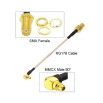 Антенный переходник SMA F - MMCX M90 (5см/6cм) - 3