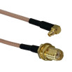 Антенный переходник SMA F - MMCX M90 (5см/6cм) - 2
