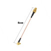Антенный переходник SMA F - MMCX M90 (5см/6cм) - 4