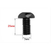 Hex Socket Button Head Black Screw M3 - 13