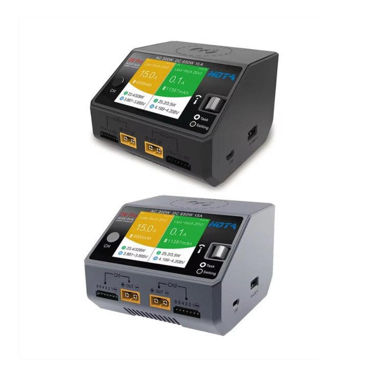 Зарядний пристрій HOTA D6 Pro AC 200W DC 650W